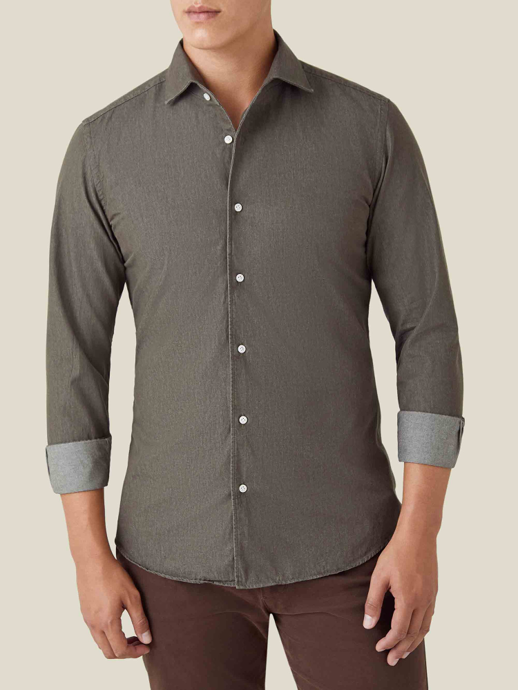 Luca Faloni camicia classicaDenim In Linea