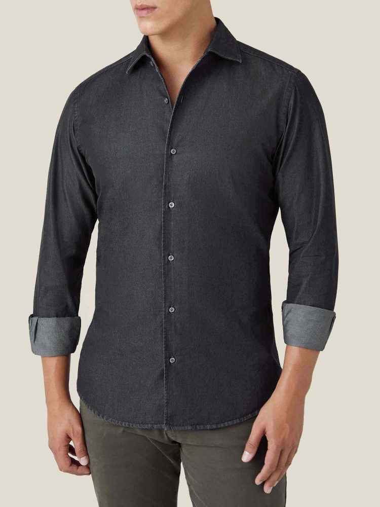 Luca Faloni camicia classicaDenim Nuovo
