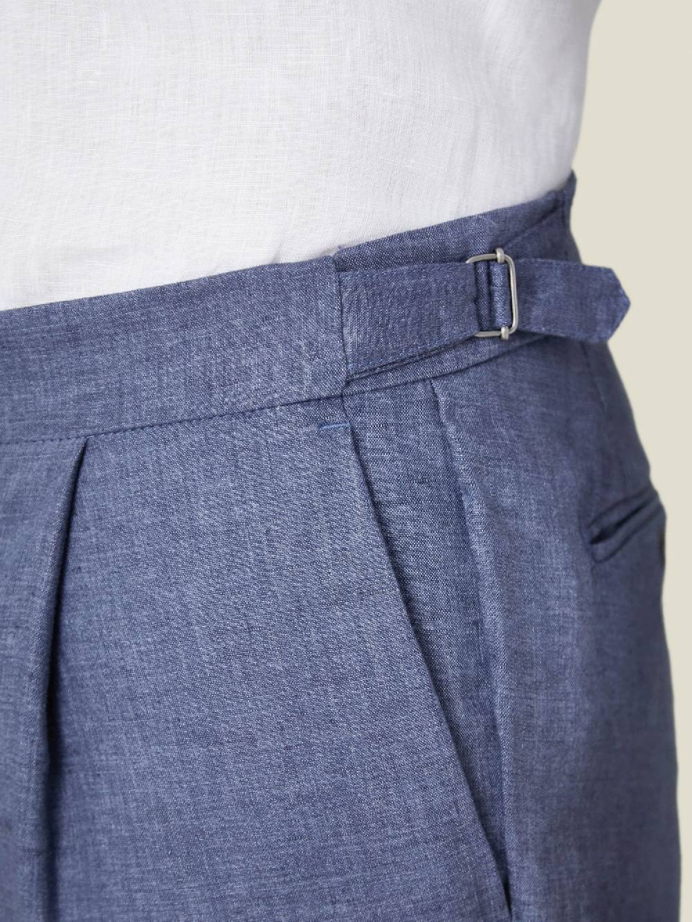 Luca Faloni Elegant TrousersLinen Qualità
