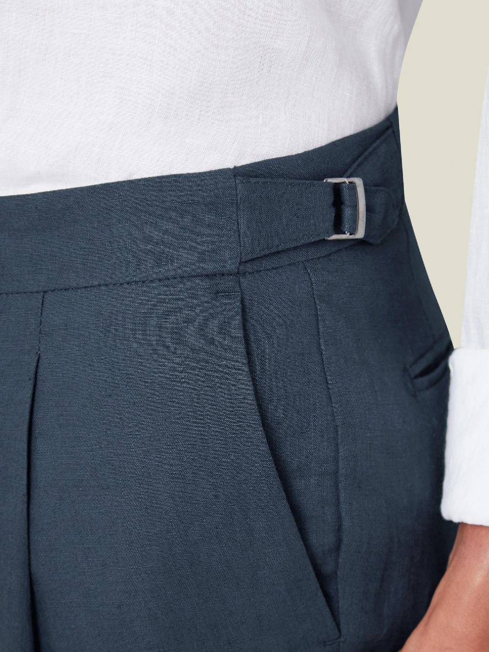 Luca Faloni Elegant TrousersLinen Vendita
