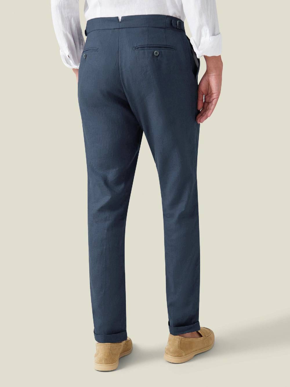 Luca Faloni Elegant TrousersLinen Vendita