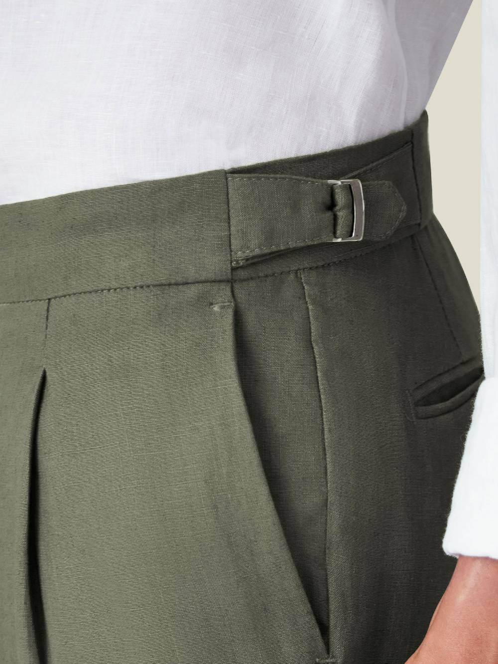 Luca Faloni Elegant TrousersLinen Promozione