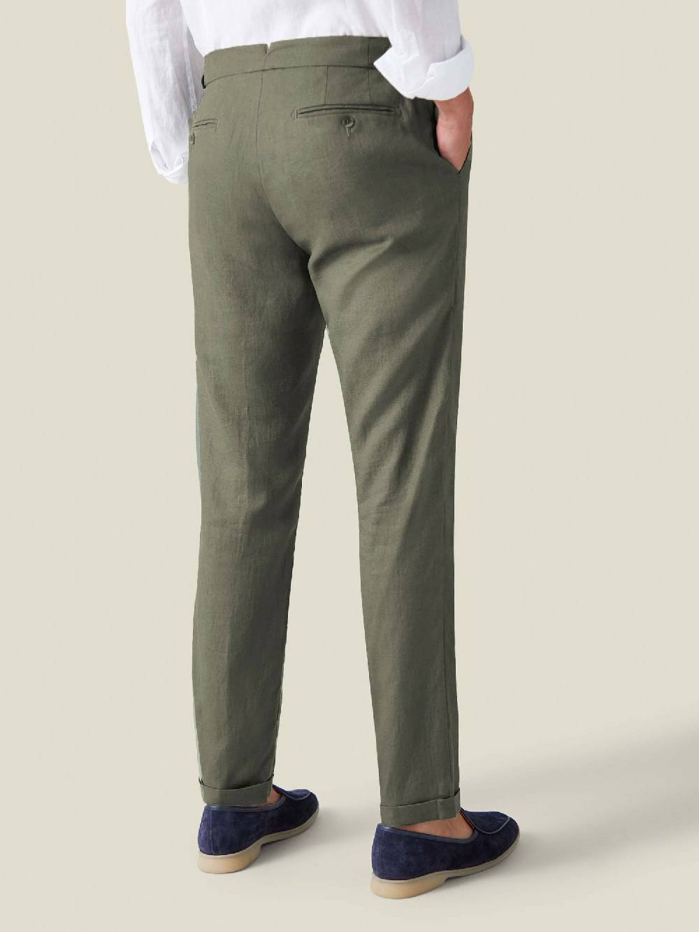 Luca Faloni Elegant TrousersLinen Promozione