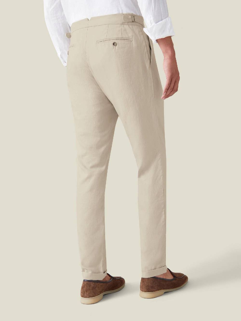 Luca Faloni Elegant TrousersLinen Spedizione Gratuita
