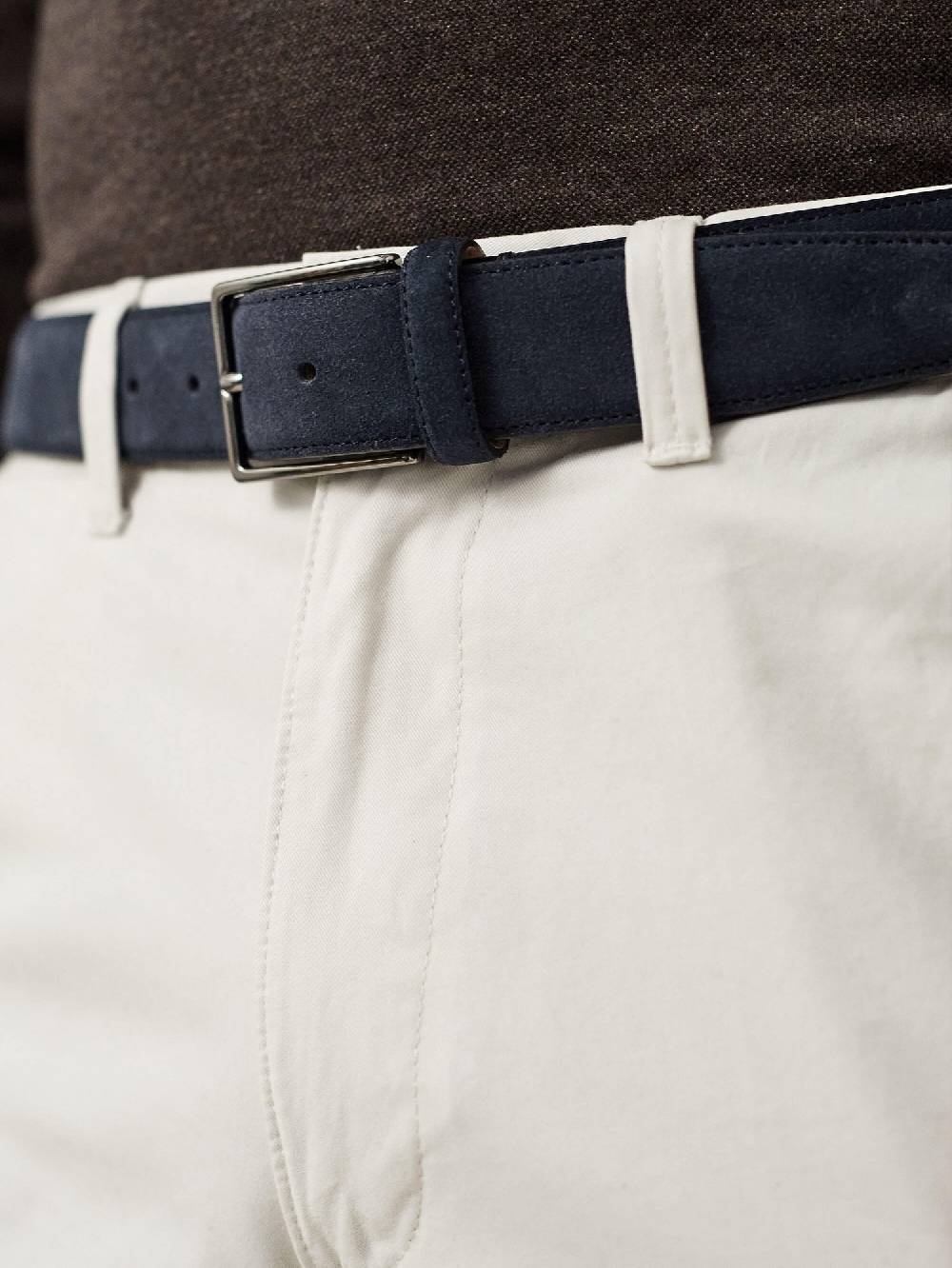 Luca Faloni CinturaCamoscio Classico Moda