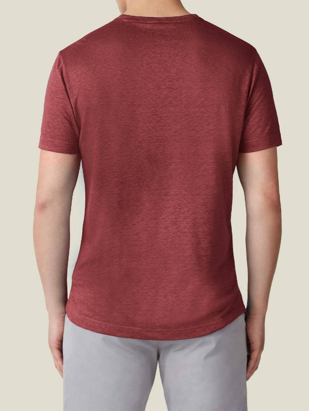 Luca Faloni T-ShirtJersey di Lino Offerta