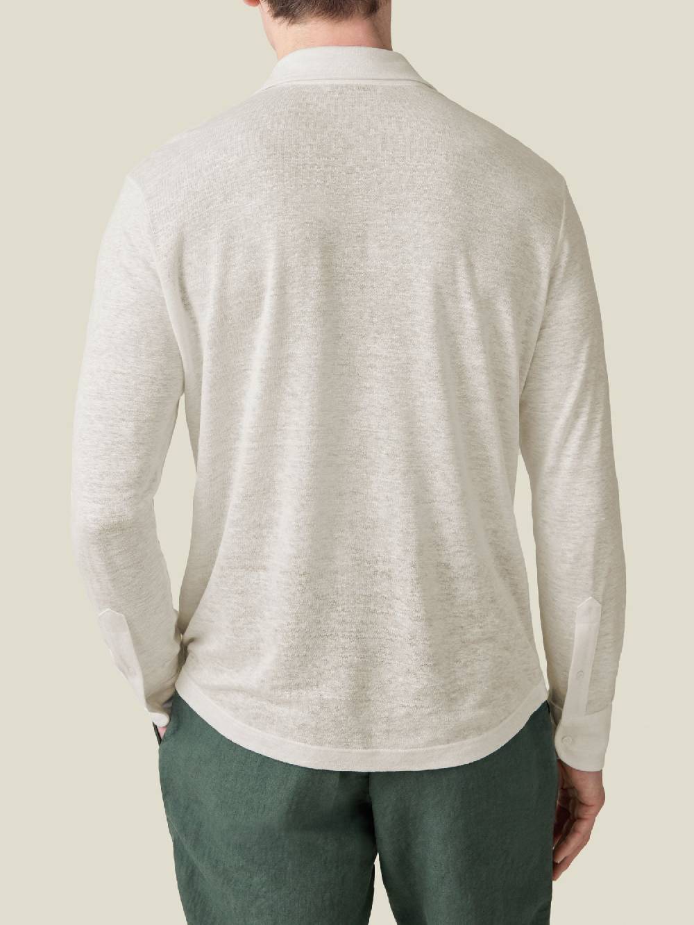Luca Faloni Positano Polo ShirtLinen Jersey Economico
