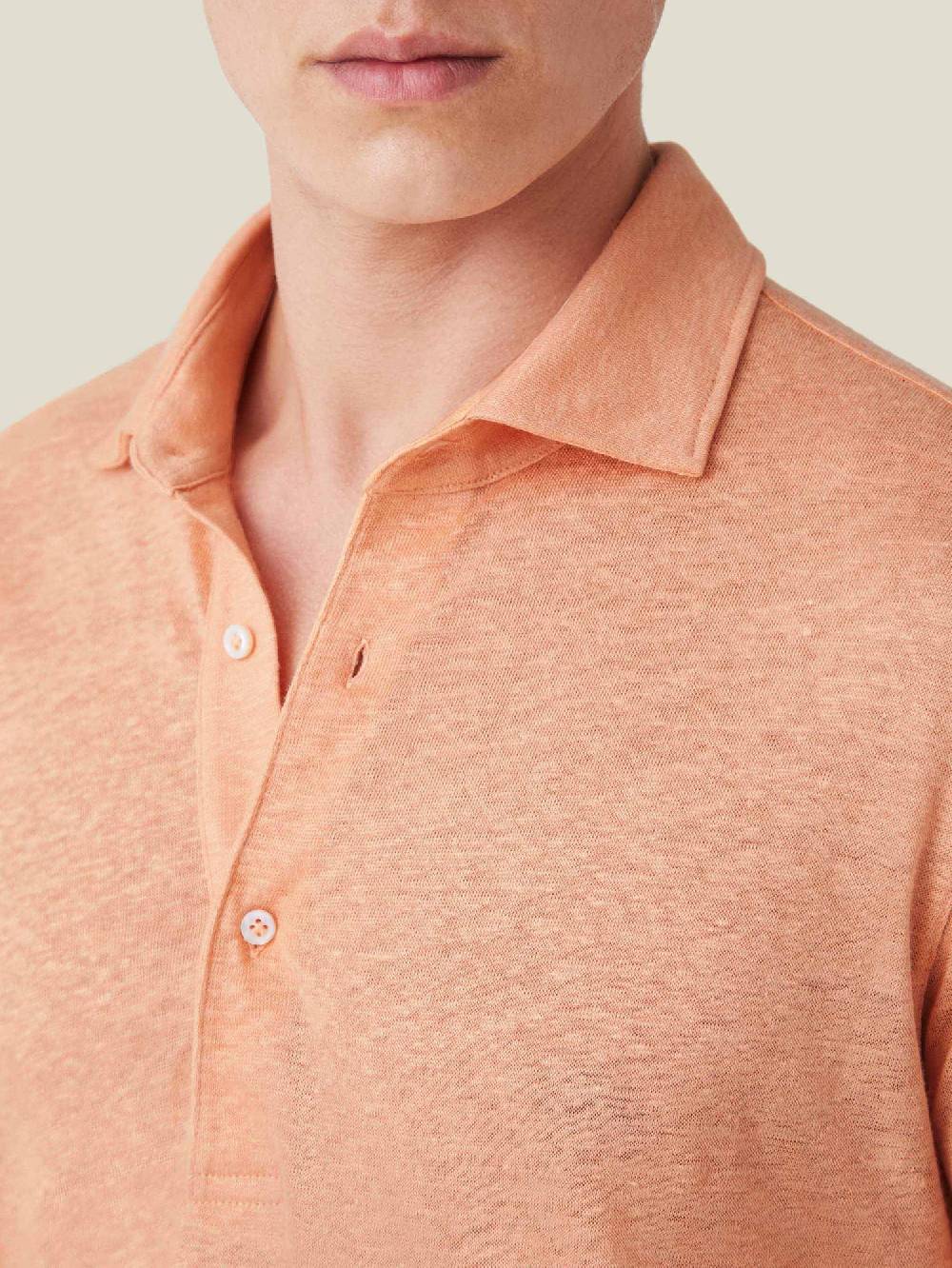 Luca Faloni Elba PoloJersey di Lino Outlet