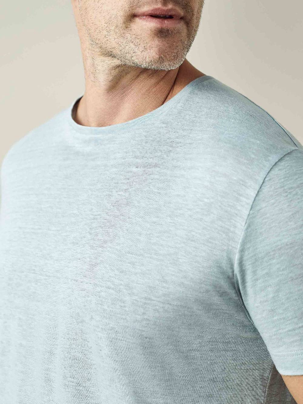 Luca Faloni T-ShirtJersey di Lino Vendita Calda