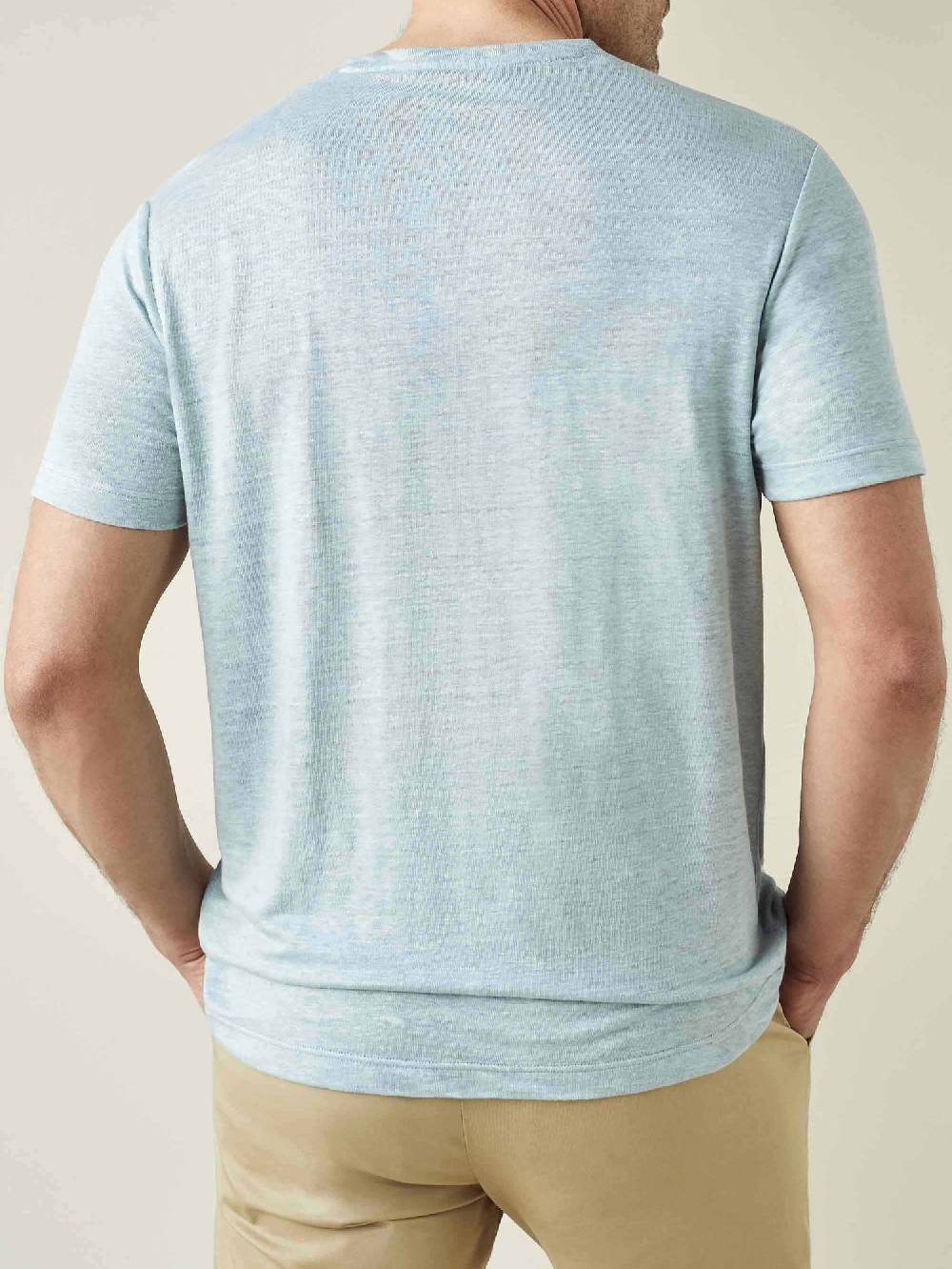 Luca Faloni T-ShirtJersey di Lino Vendita Calda
