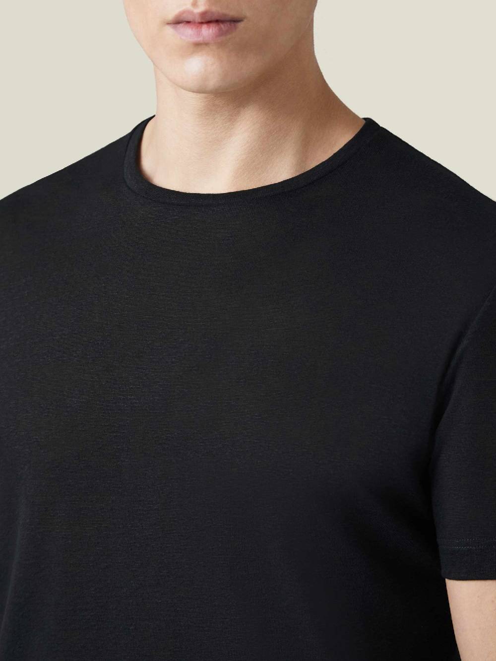 Luca Faloni T-ShirtJersey di Lino Vendita Economica