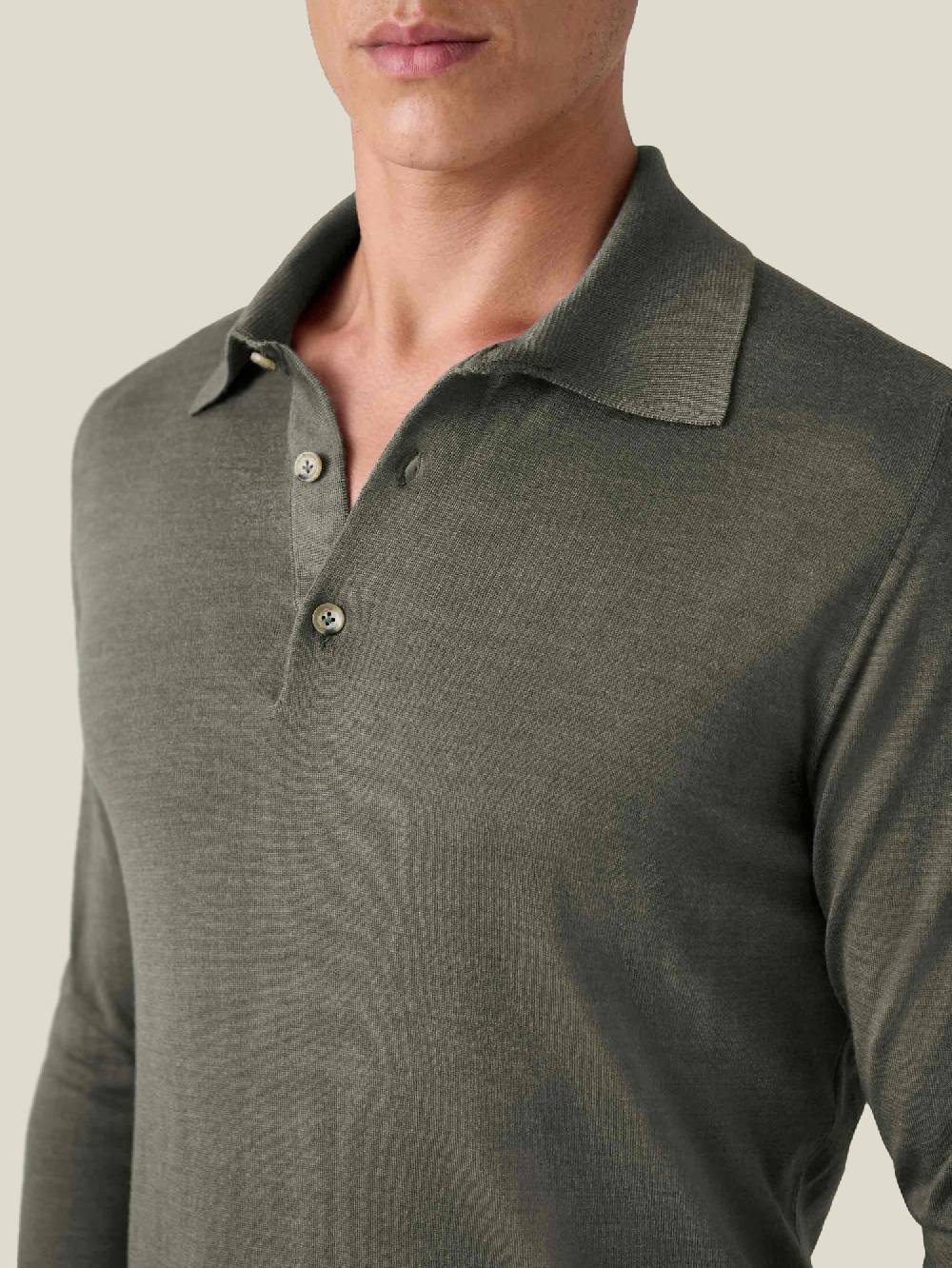 Luca Faloni Knitted PoloSeta-Cashmere Presa
