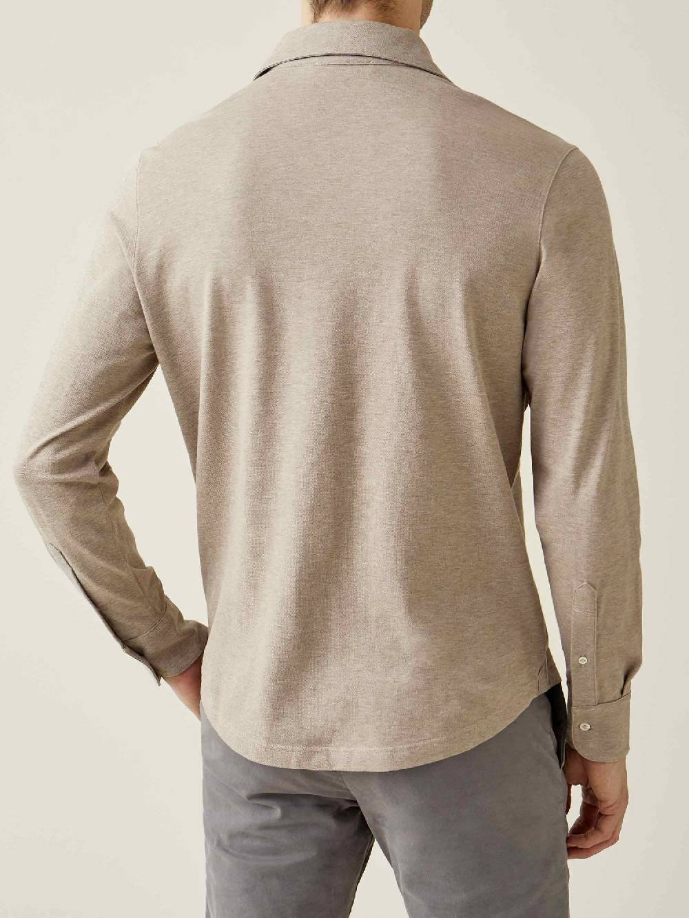 Luca Faloni Brera Polo Piqué di cotone Sconto
