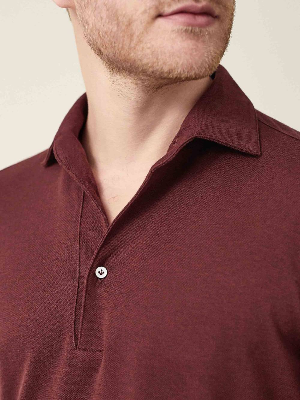 Luca Faloni Brera Polo Piqué di cotone Online