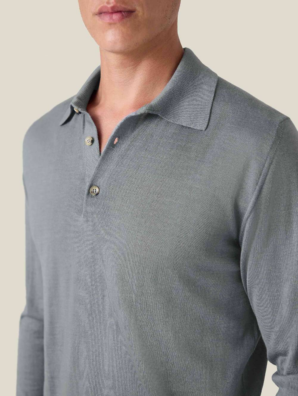 Luca Faloni Knitted PoloSeta-Cashmere Outlet