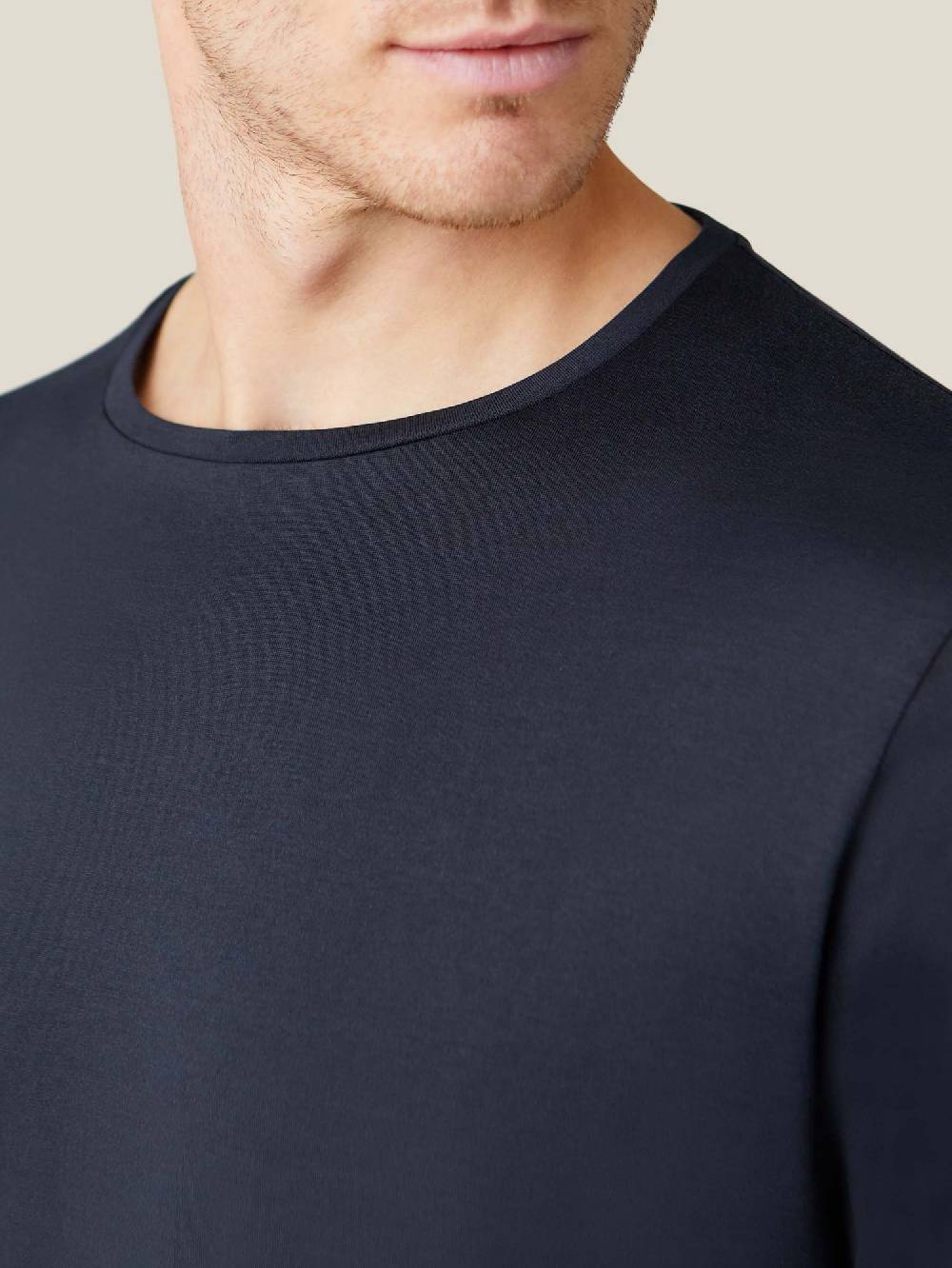 Luca Faloni T-Shirt Maniche LungheSeta Cotone Enormi risparmi