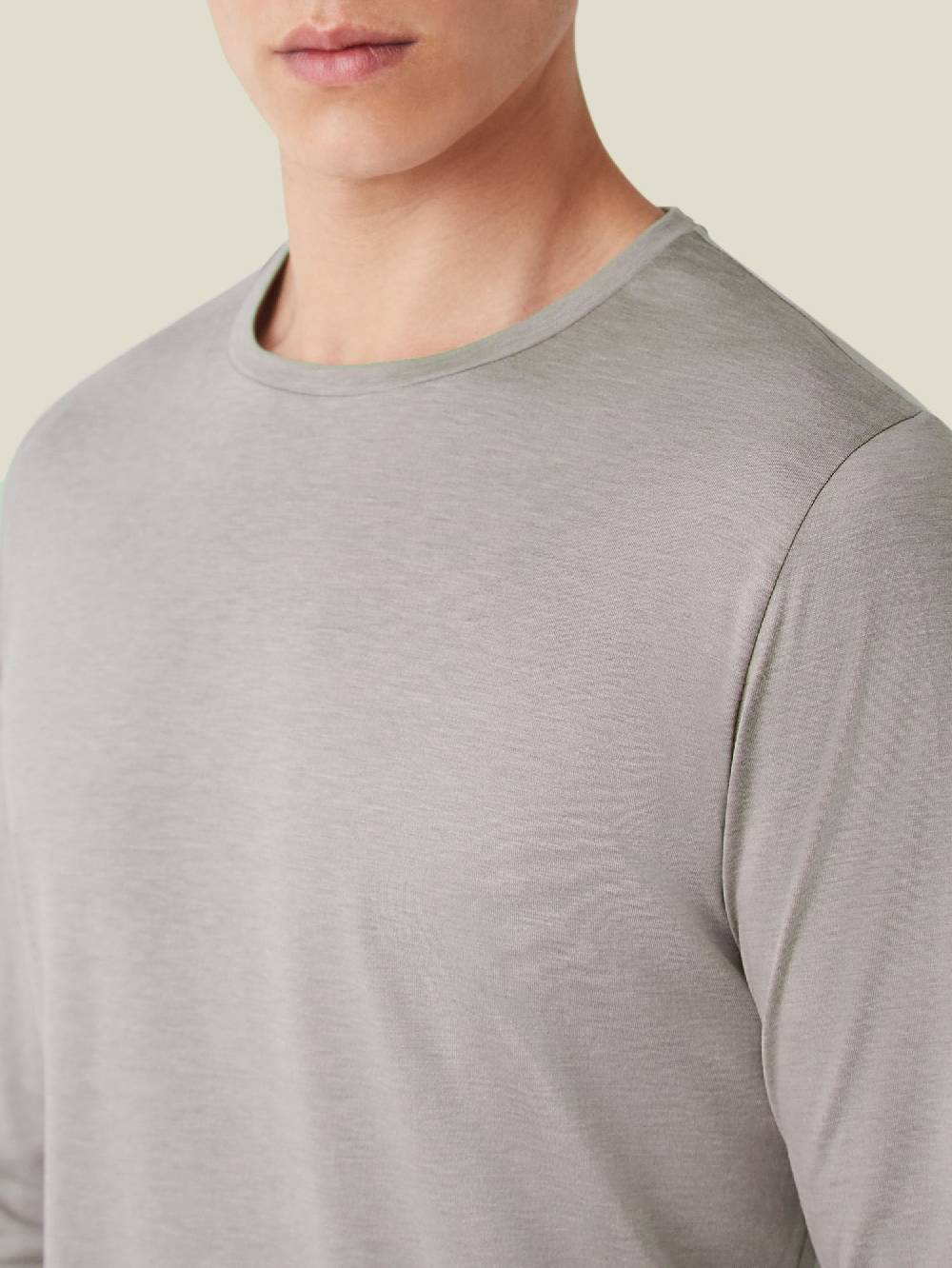 Luca Faloni T-Shirt Maniche LungheSeta Cotone Hotsell