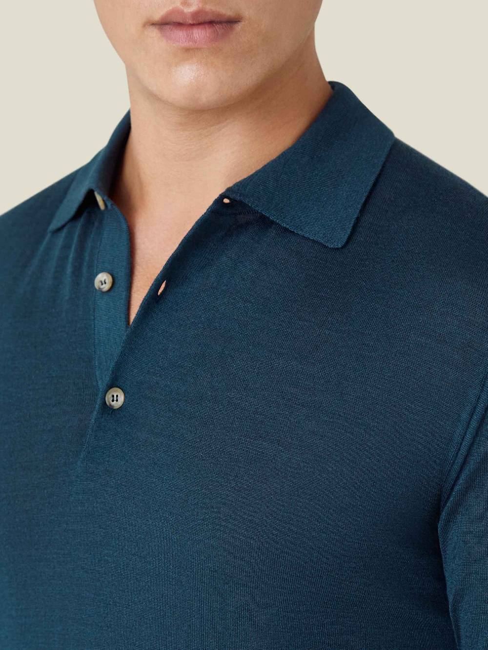Luca Faloni Knitted PoloSeta-Cashmere Moda