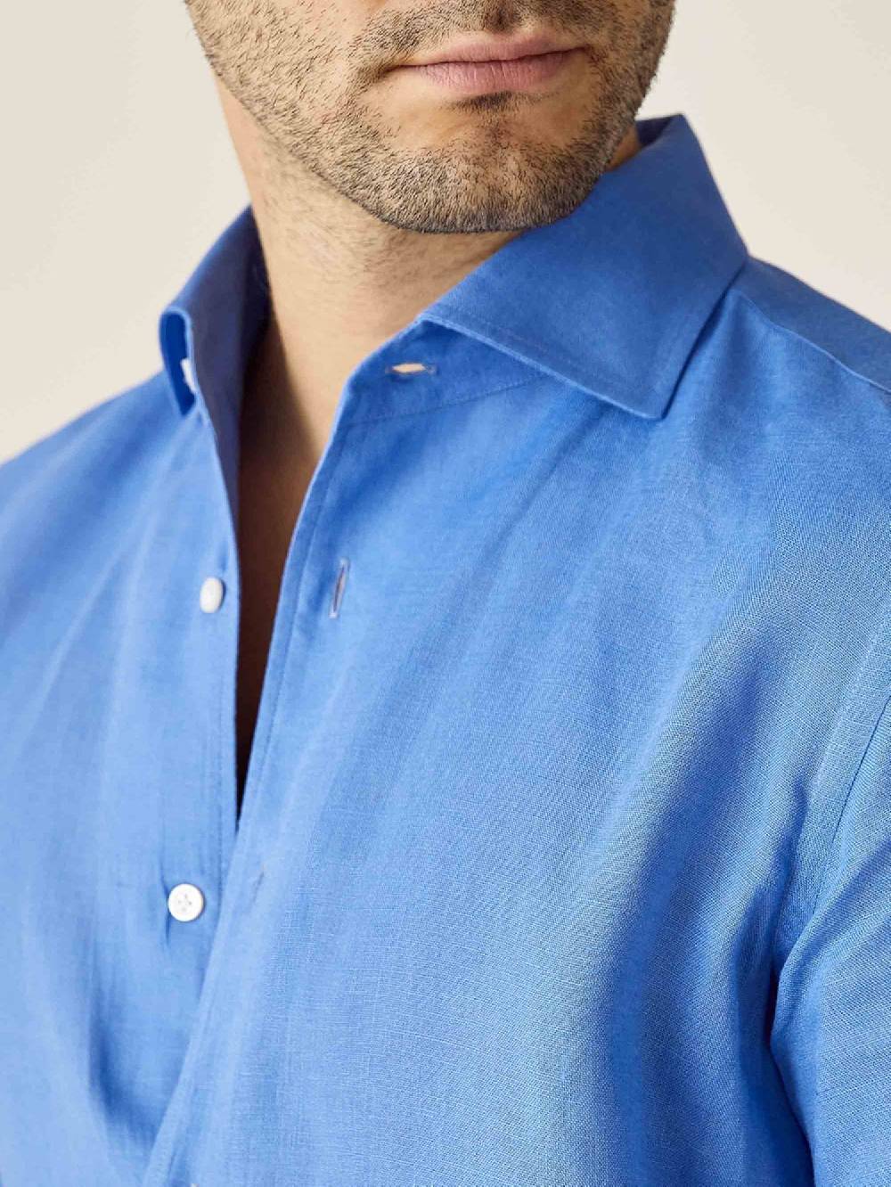 Luca Faloni Camicia PortofinoLino Spedizione Gratuita