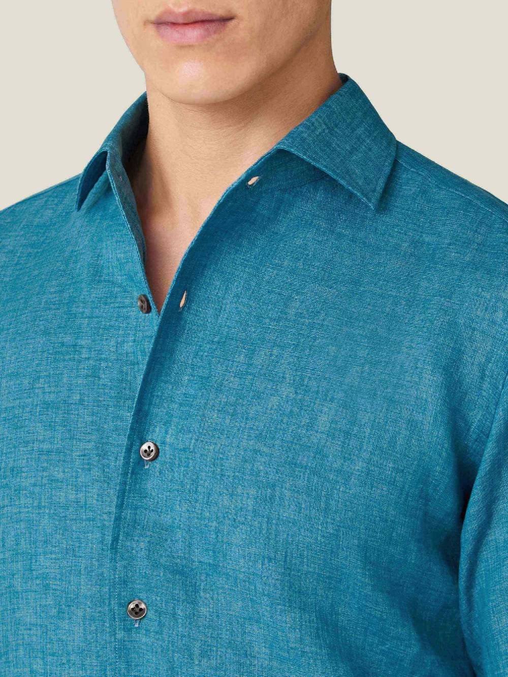 Luca Faloni Camicia PortofinoLino Soddisfazione Garantita