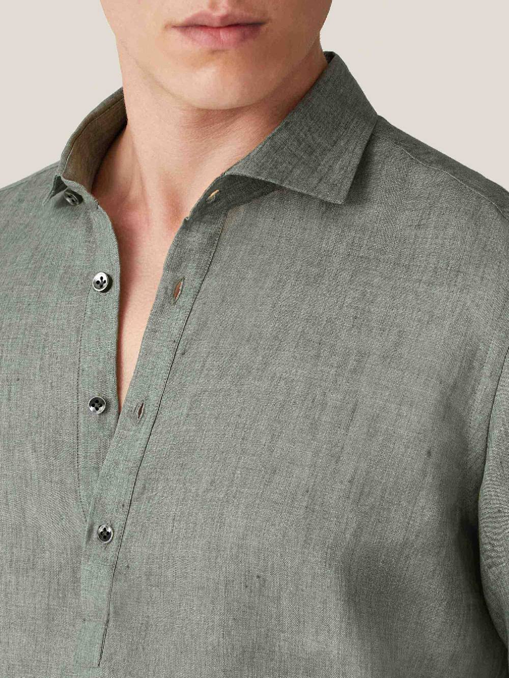 Luca Faloni Camicia RavelloLino Consegna Veloce