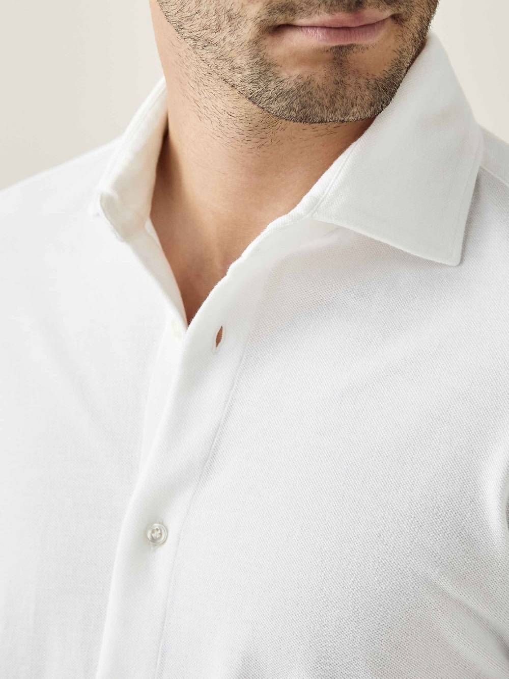 Luca Faloni Camicia SienaCotone Piqué Vendita Economica