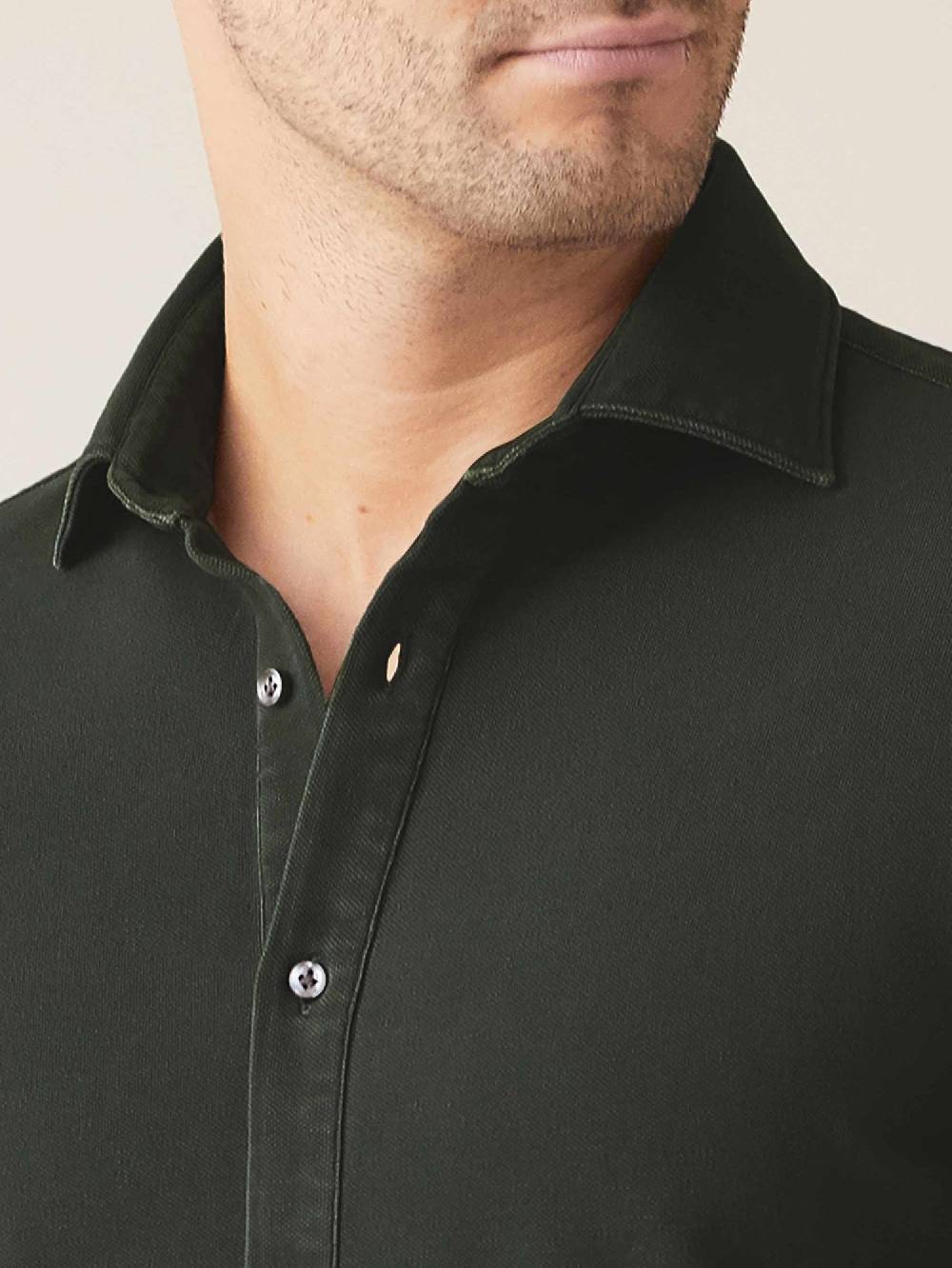 Luca Faloni Camicia SienaCotone Piqué Saldi Di Fabbrica