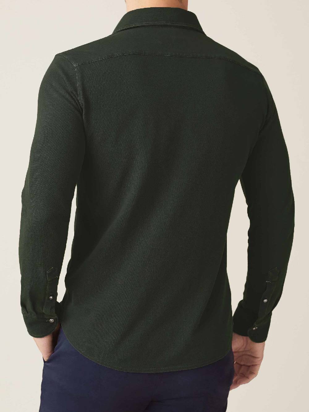 Luca Faloni Camicia SienaCotone Piqué Saldi Di Fabbrica