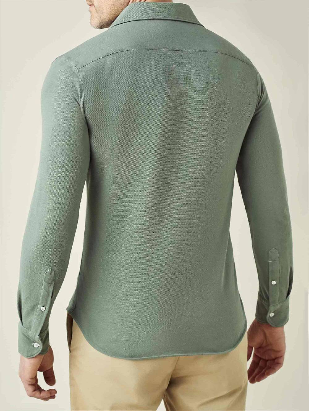 Luca Faloni Camicia SienaCotone Piqué In Saldo