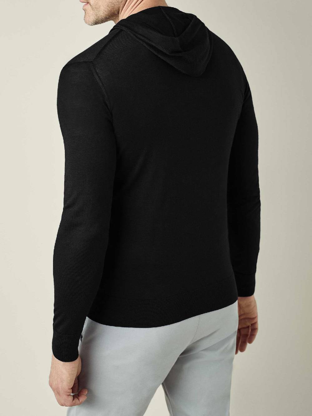 Luca Faloni Felpa con cappuccioSeta-Cashmere Qualità Garantita