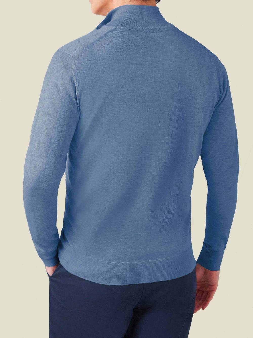 Luca Faloni Cardigan con ZipSeta-Cashmere Presa