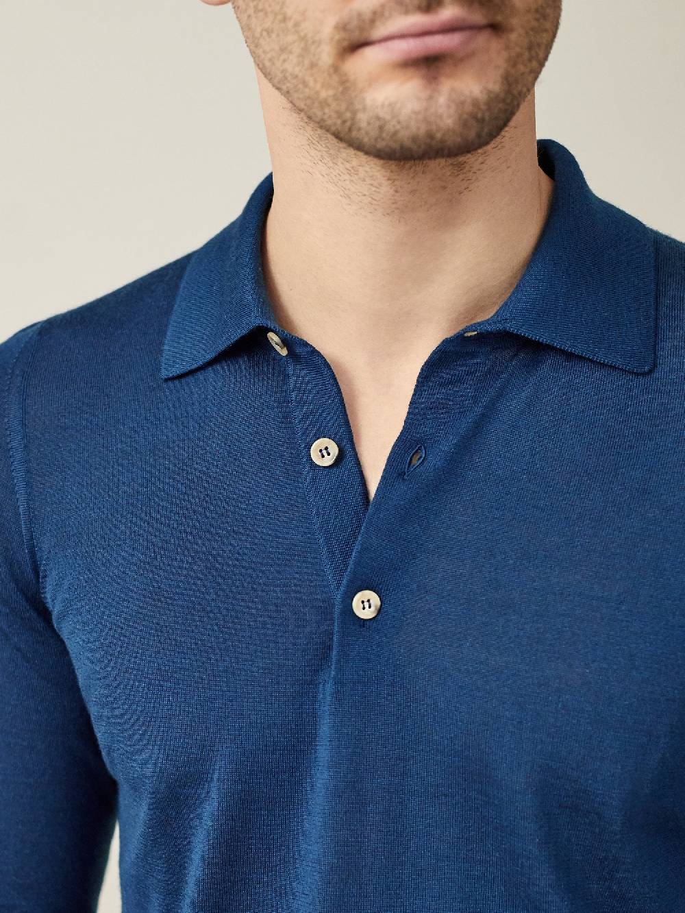 Luca Faloni Knitted PoloSeta-Cashmere Sconto