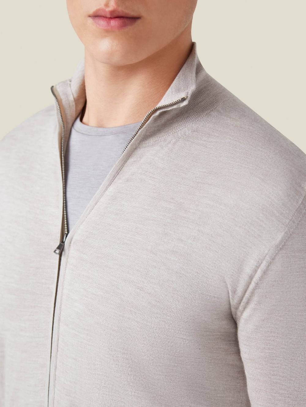 Luca Faloni Cardigan con ZipSeta-Cashmere Vendite Flash