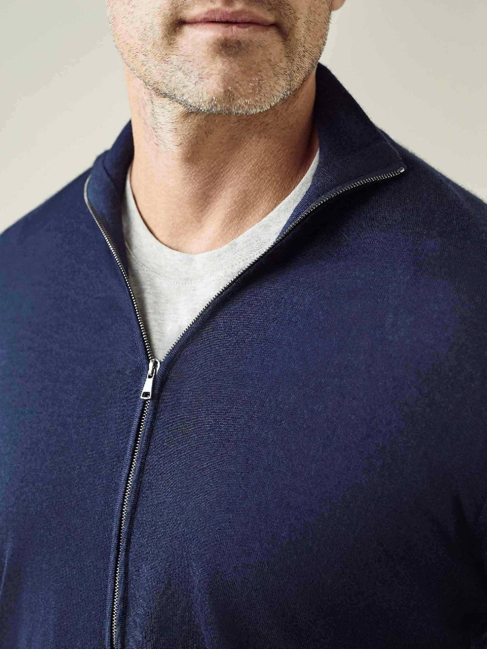Luca Faloni Cardigan con ZipSeta-Cashmere Negozio