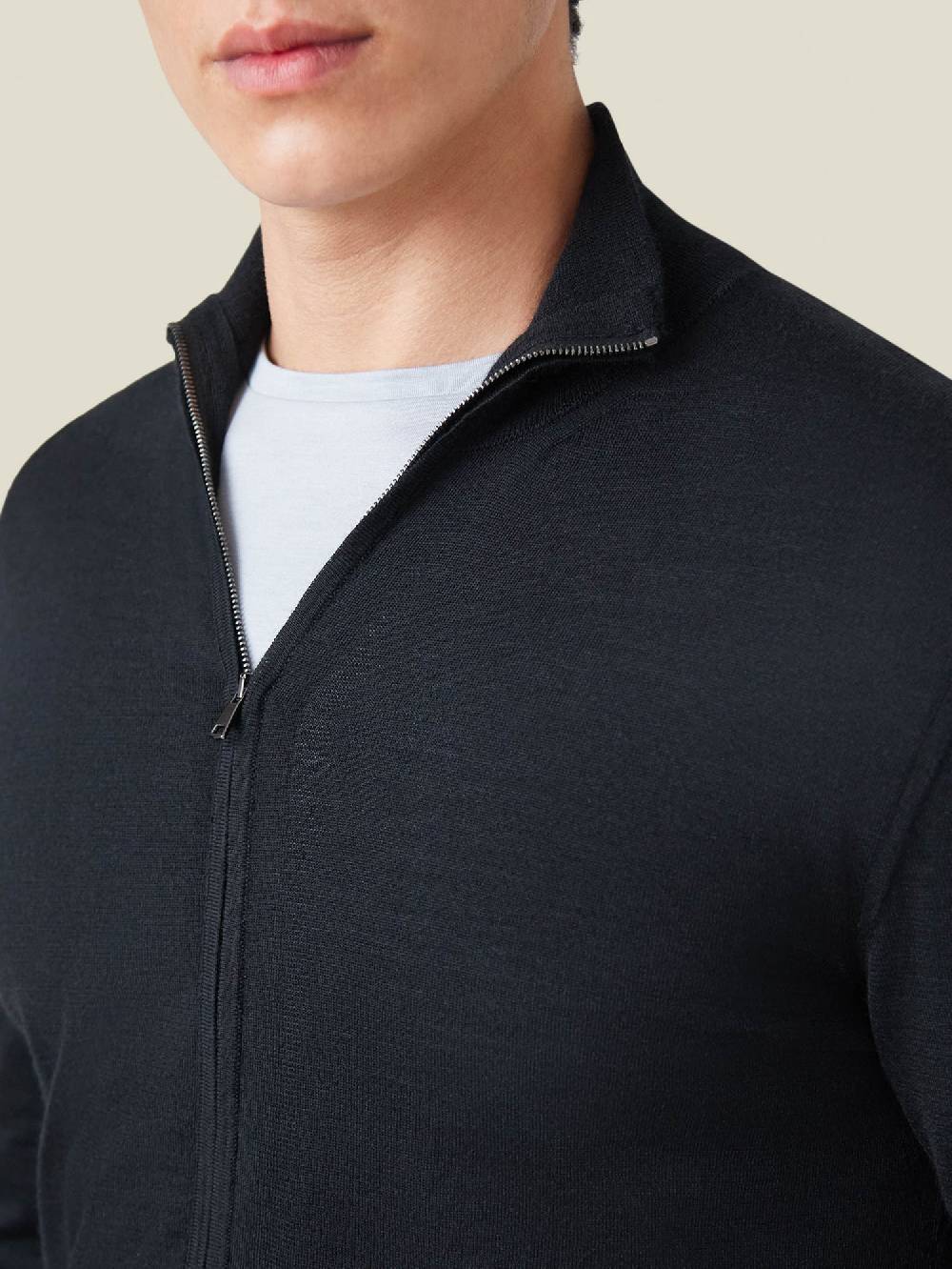 Luca Faloni Cardigan con ZipSeta-Cashmere In Saldo