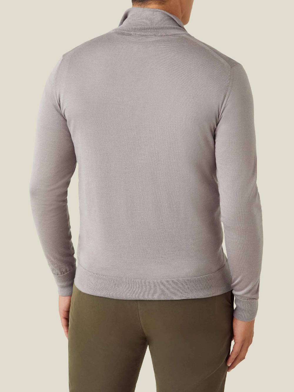 Luca Faloni Maglia con collo mezza zipSeta-Cashmere Moda