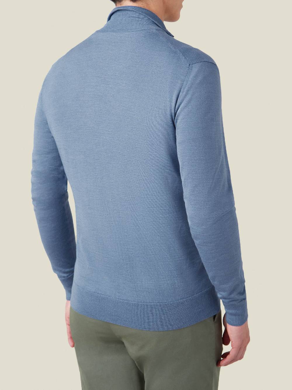 Luca Faloni Maglia con collo mezza zipSeta-Cashmere 2025