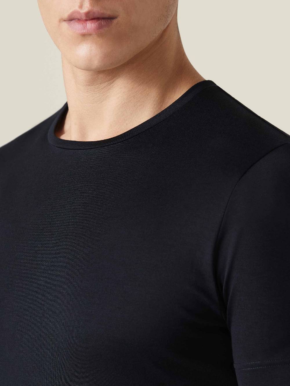 Luca Faloni T-ShirtSeta Cotone In Linea