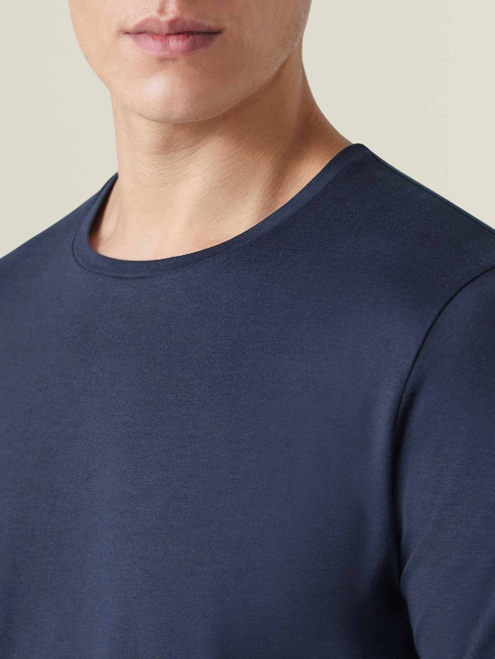 Luca Faloni T-ShirtSeta Cotone Nuovo