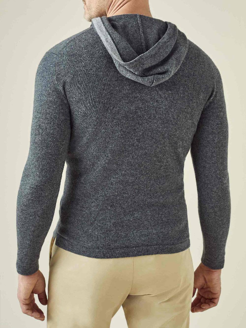 Luca Faloni Felpa con cappucciocashmere a 2 fili Offerta