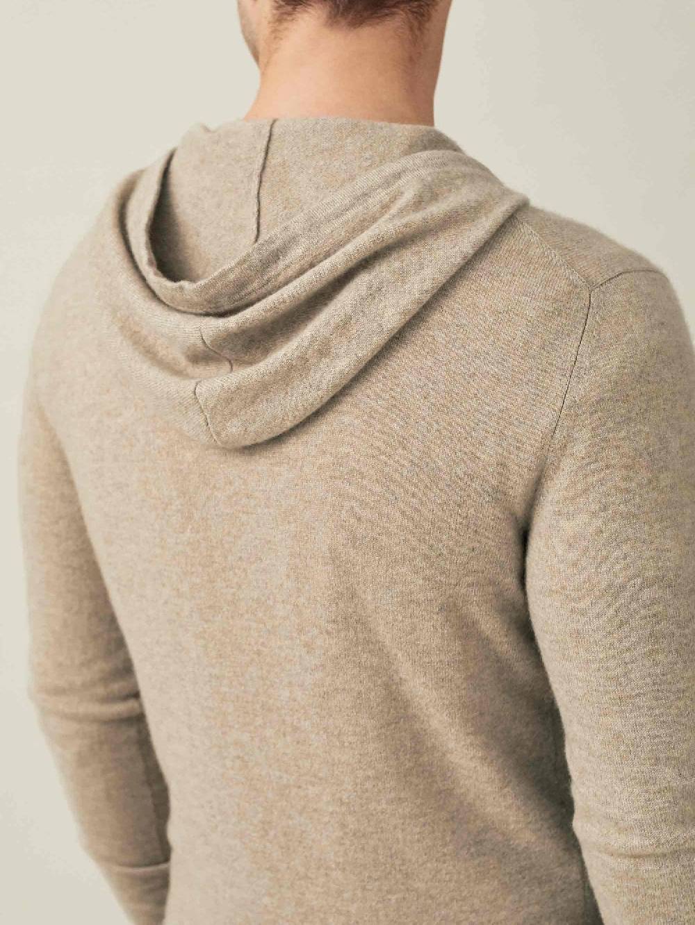 Luca Faloni Felpa con cappucciocashmere a 2 fili Vendita Calda