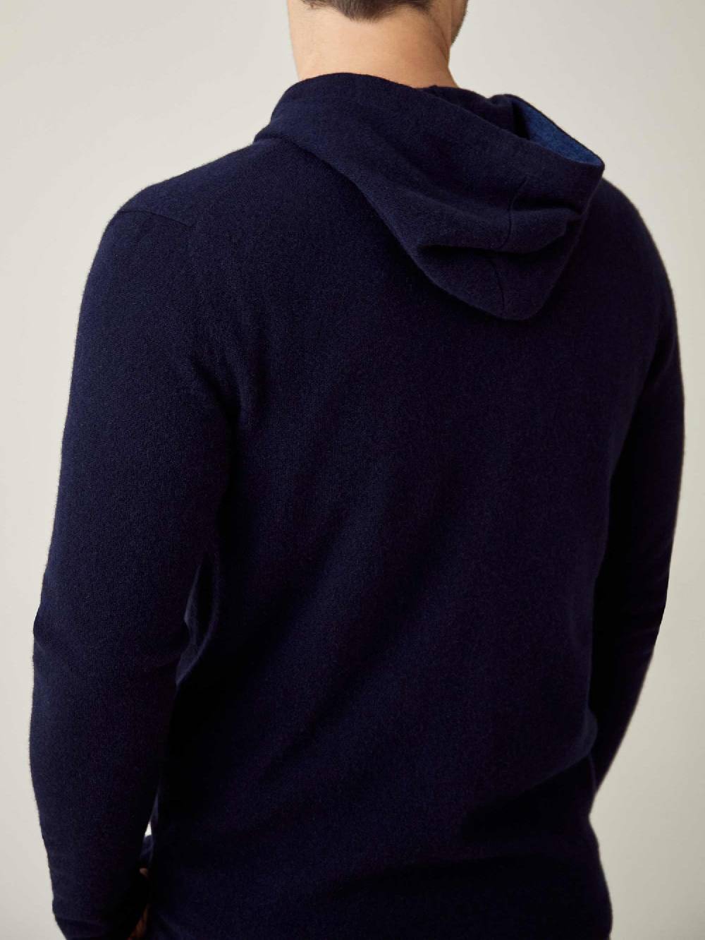 Luca Faloni Felpa con cappuccio e zipcashmere a 2 fili Discount Store per i nuovi prodotti