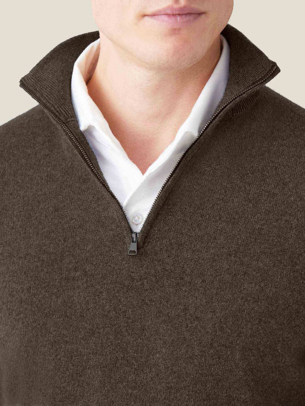 Luca Faloni Zip-up2-Ply Cashmere Negozio