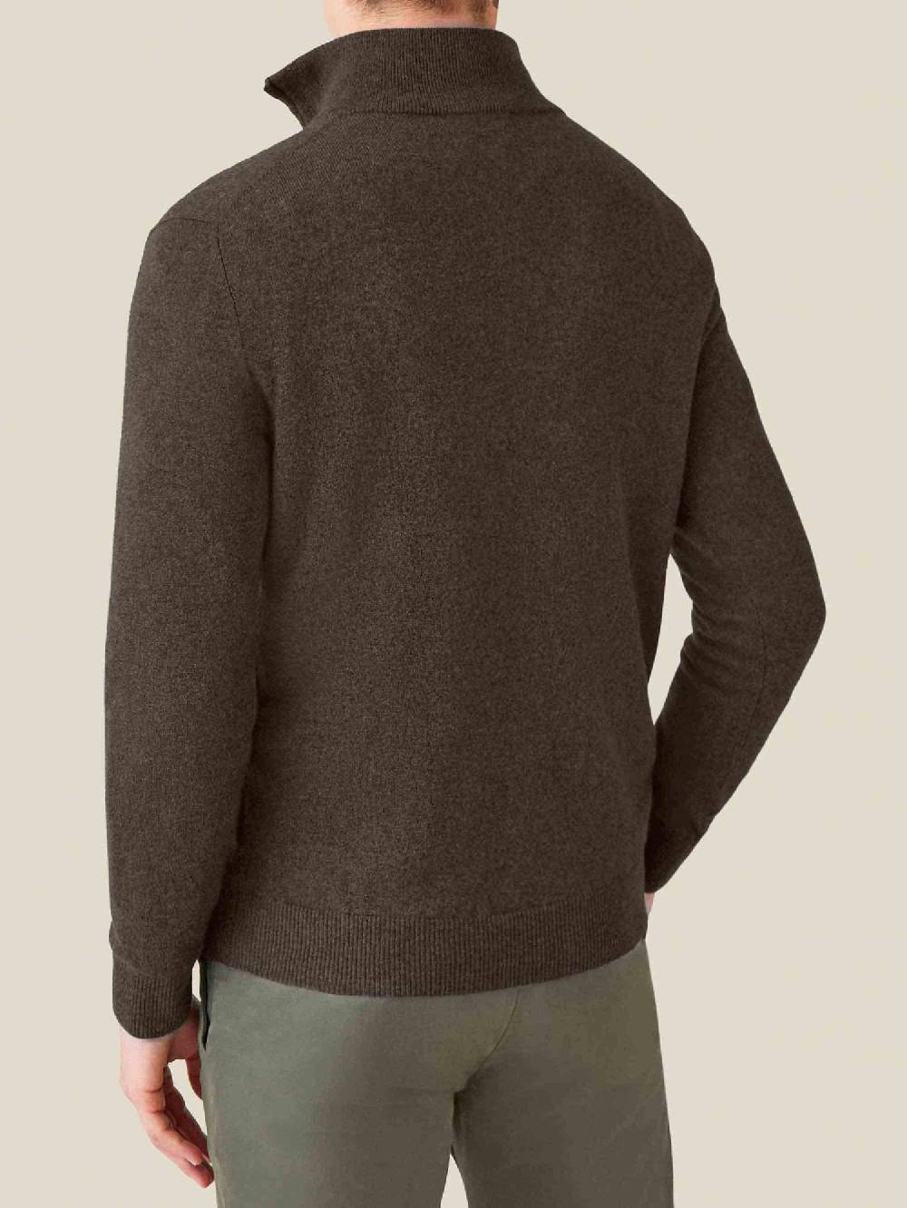Luca Faloni Zip-up2-Ply Cashmere Negozio