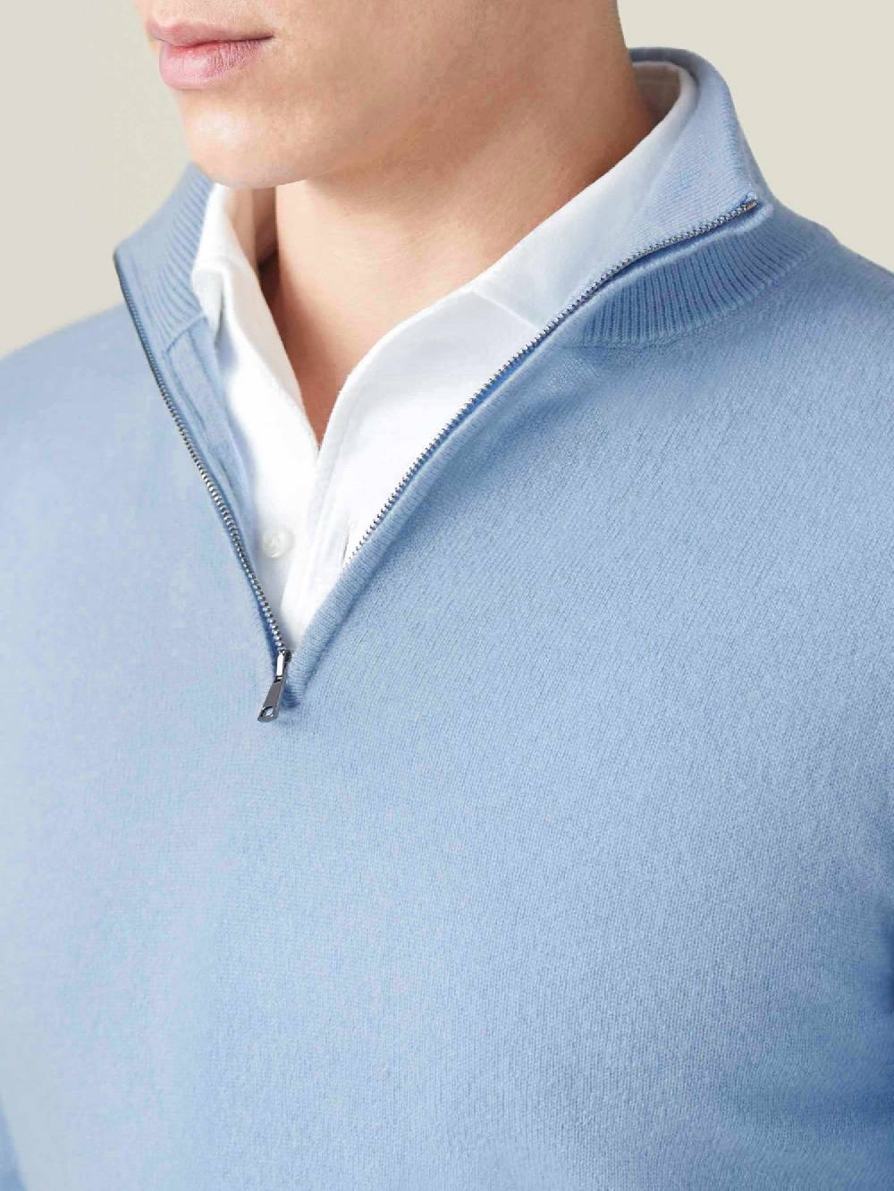 Luca Faloni Mezzocollo con Zipcashmere a 2 fili Moda