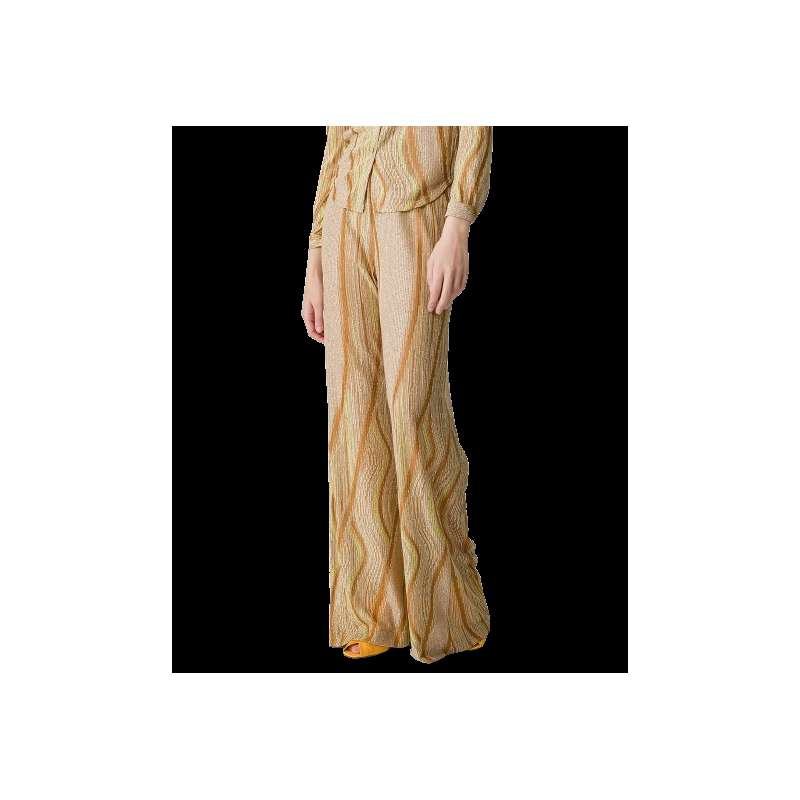 Roberto Fanella forte_forte pantalone lurex jacquard jersey Nuovo