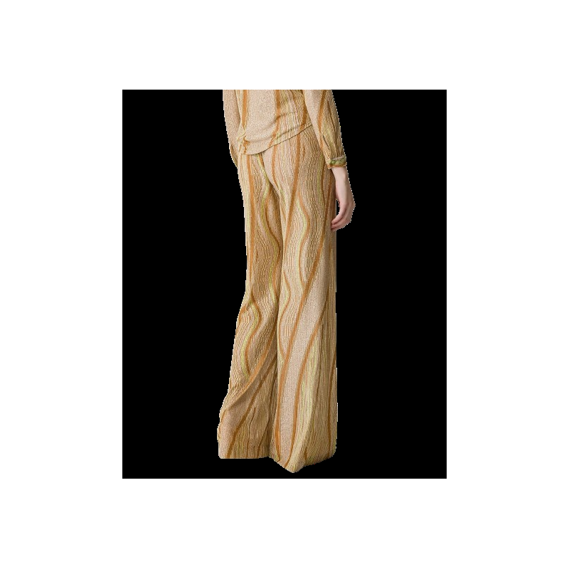 Roberto Fanella forte_forte pantalone lurex jacquard jersey Nuovo