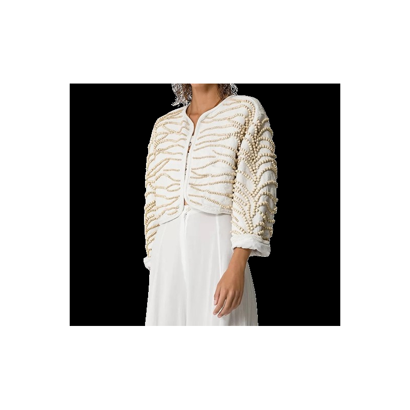 Roberto Fanella forte_forte giacca jacquard cotone macramè Soddisfazione Garantita