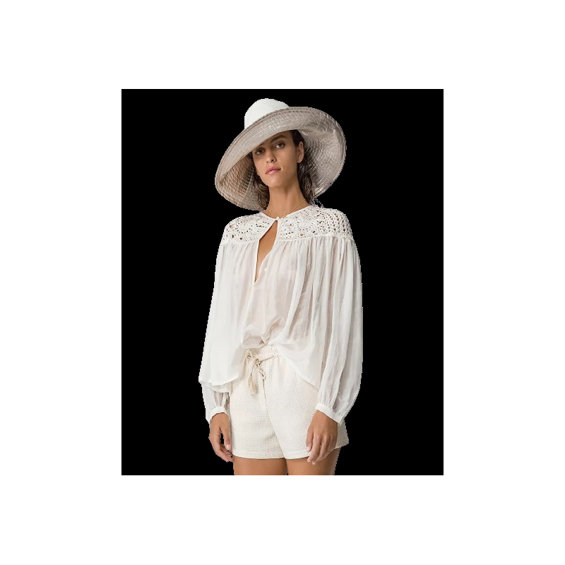 Roberto Fanella forte_forte camicia cotton silk voile bohemian Negozi Online