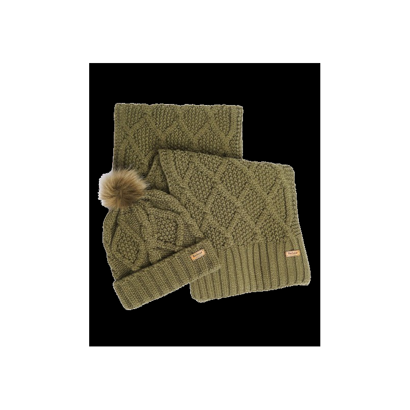 Roberto Fanella barbour set sciarpa+cappello Offerta